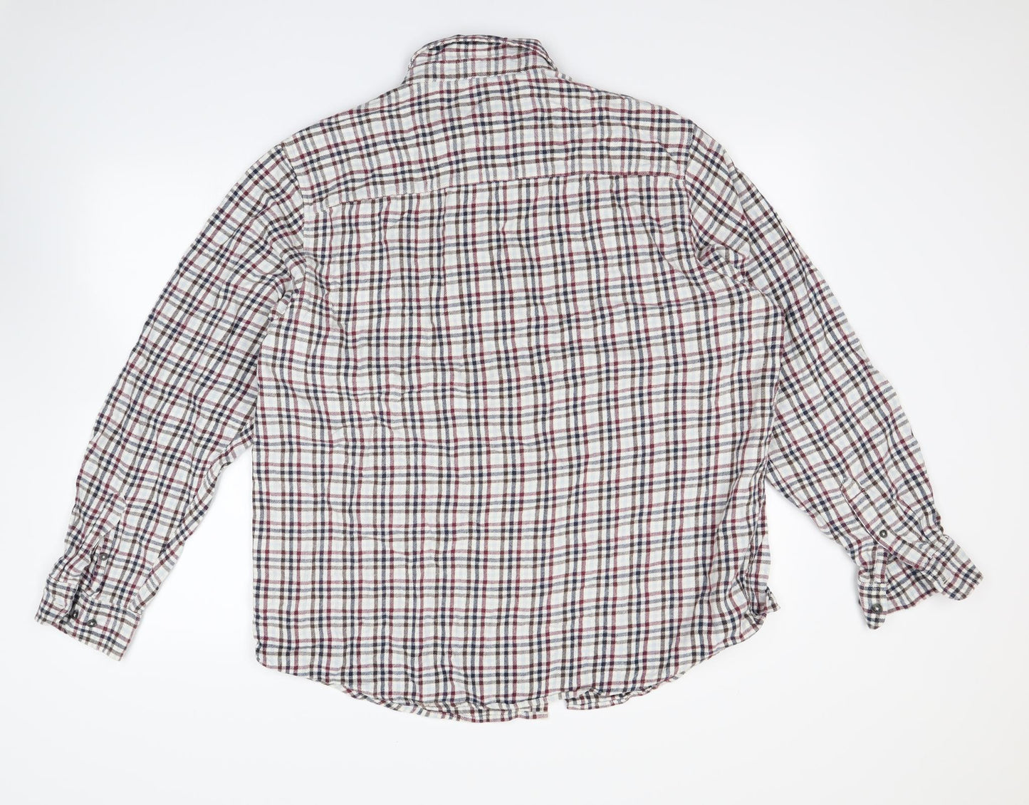 Headland Mens Multicoloured Check   Dress Shirt Size XL