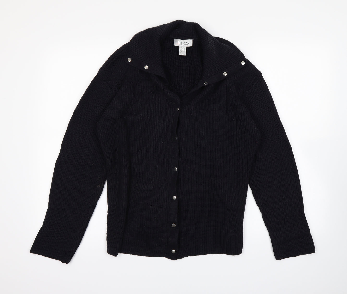 Gelco Womens Black   Cardigan Jumper Size 14
