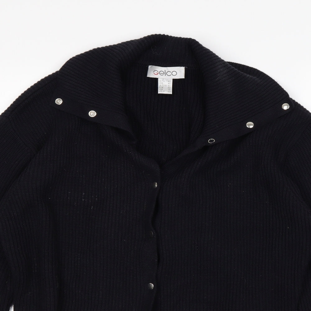 Gelco Womens Black   Cardigan Jumper Size 14