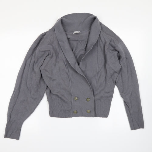 Preworn Womens Grey   Cardigan Jumper Size M