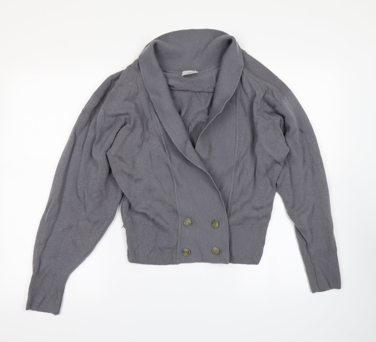 Preworn Womens Grey   Cardigan Jumper Size M
