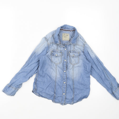 NEXT Boys Blue   Basic Button-Up Size 7 Years