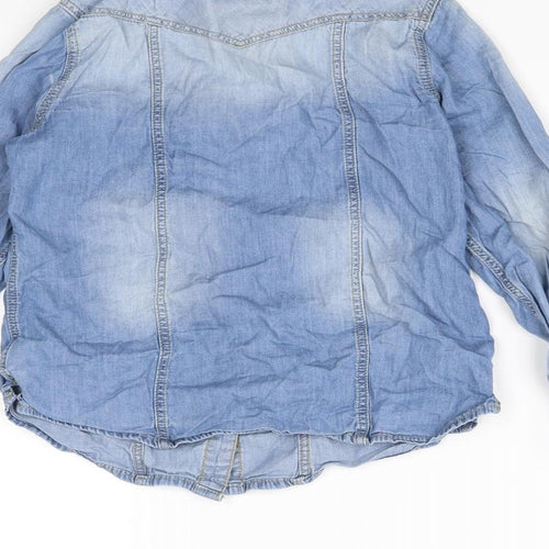 NEXT Boys Blue   Basic Button-Up Size 7 Years