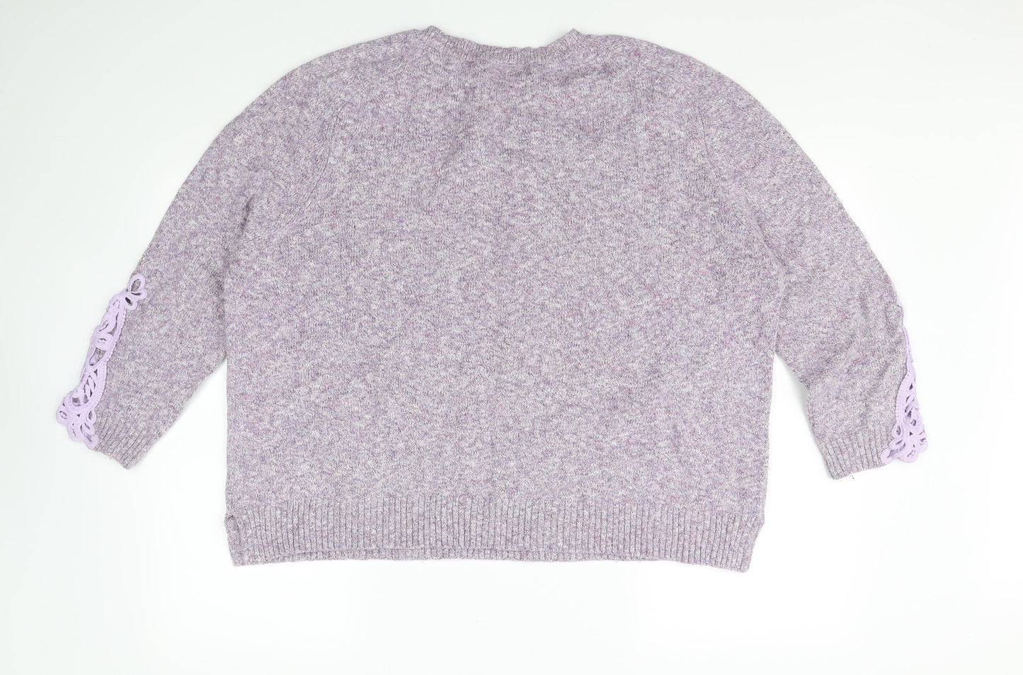Together Womens Purple   Pullover Jumper Size XL