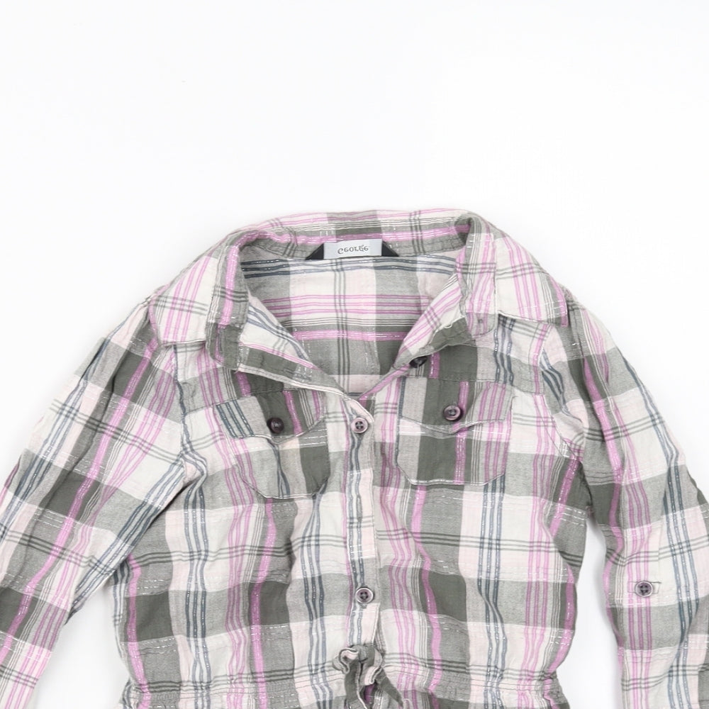 George Girls Multicoloured Check  Basic Button-Up Size 5 Years