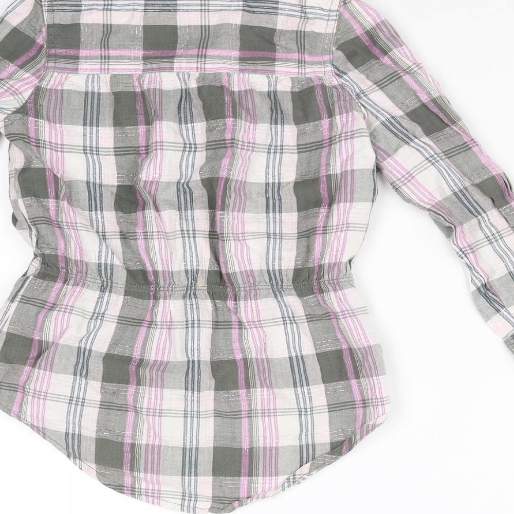 George Girls Multicoloured Check  Basic Button-Up Size 5 Years