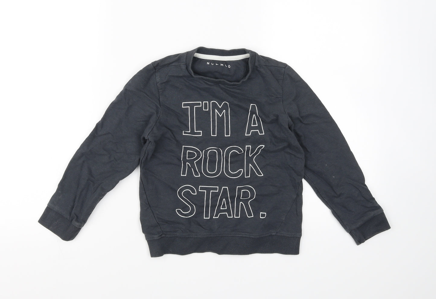 Nutmeg Boys Grey   Pullover Jumper Size 5 Years
