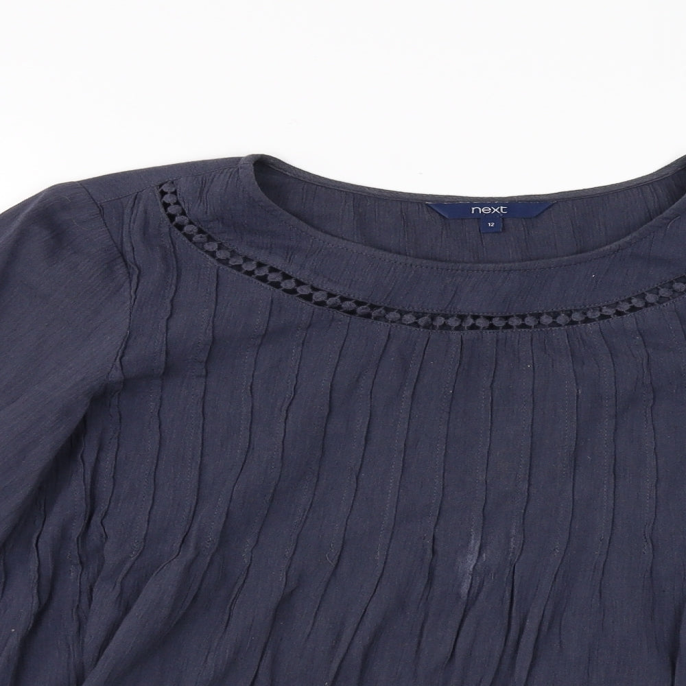 NEXT Womens Blue   Basic Blouse Size 12