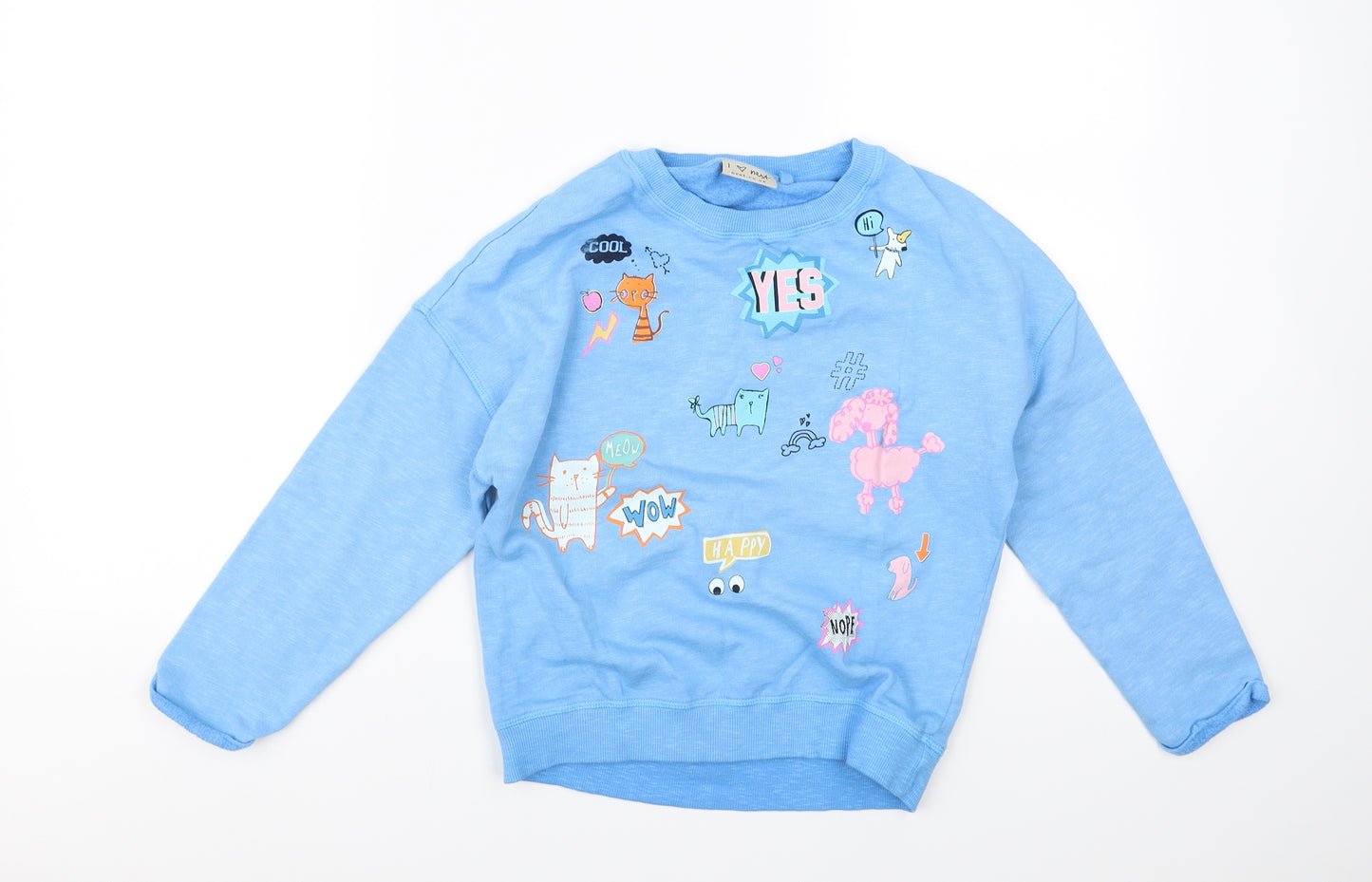 NEXT Girls Blue   Pullover Jumper Size 8 Years