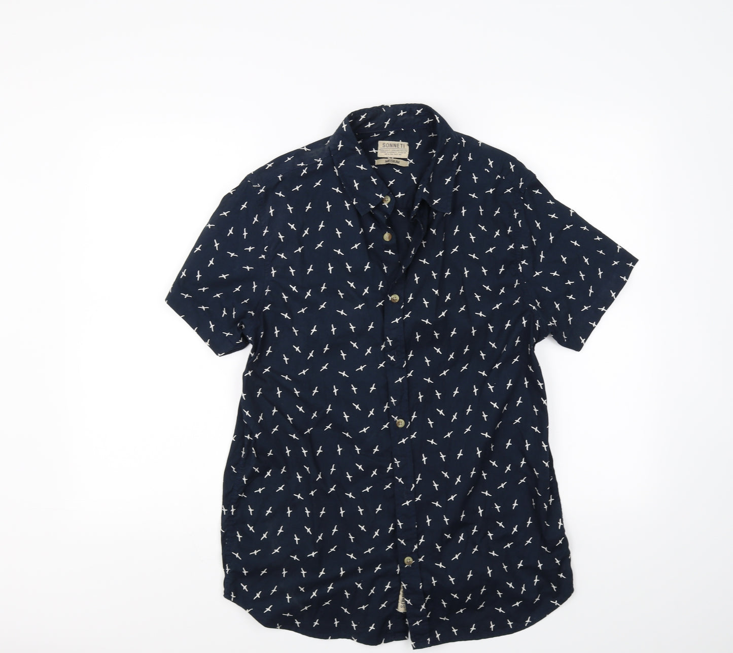 Sonetti Mens Blue    Button-Up Size M