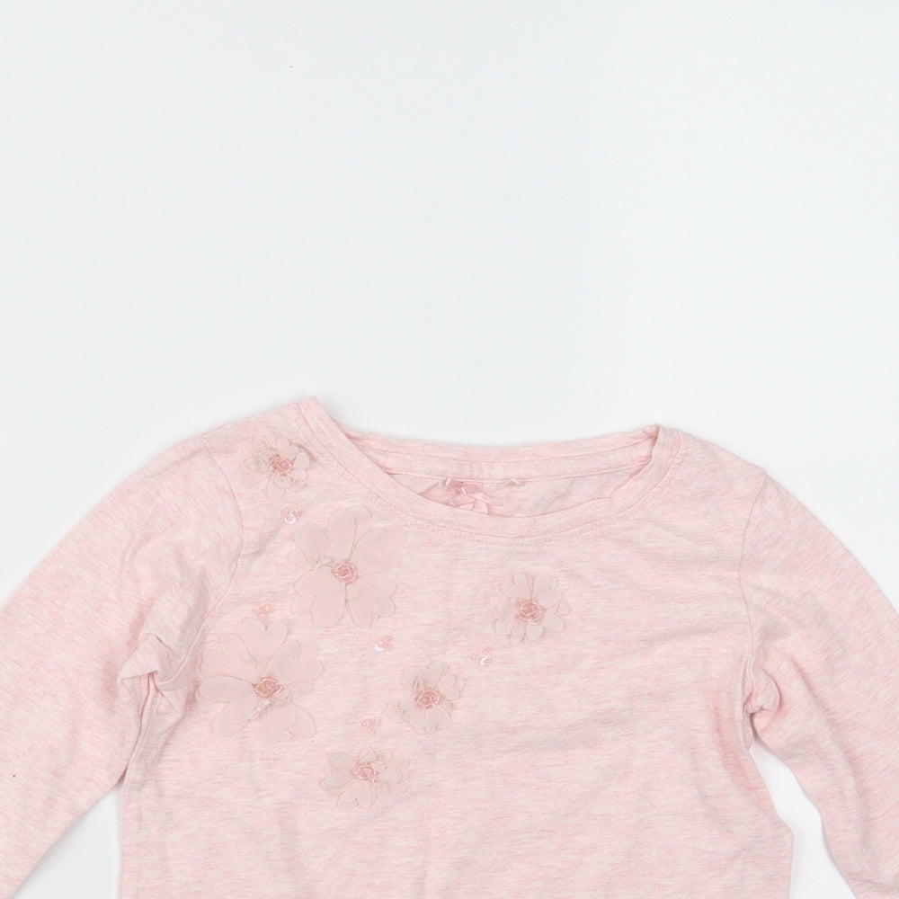 NEXT Girls Pink   Basic T-Shirt Size 5 Years