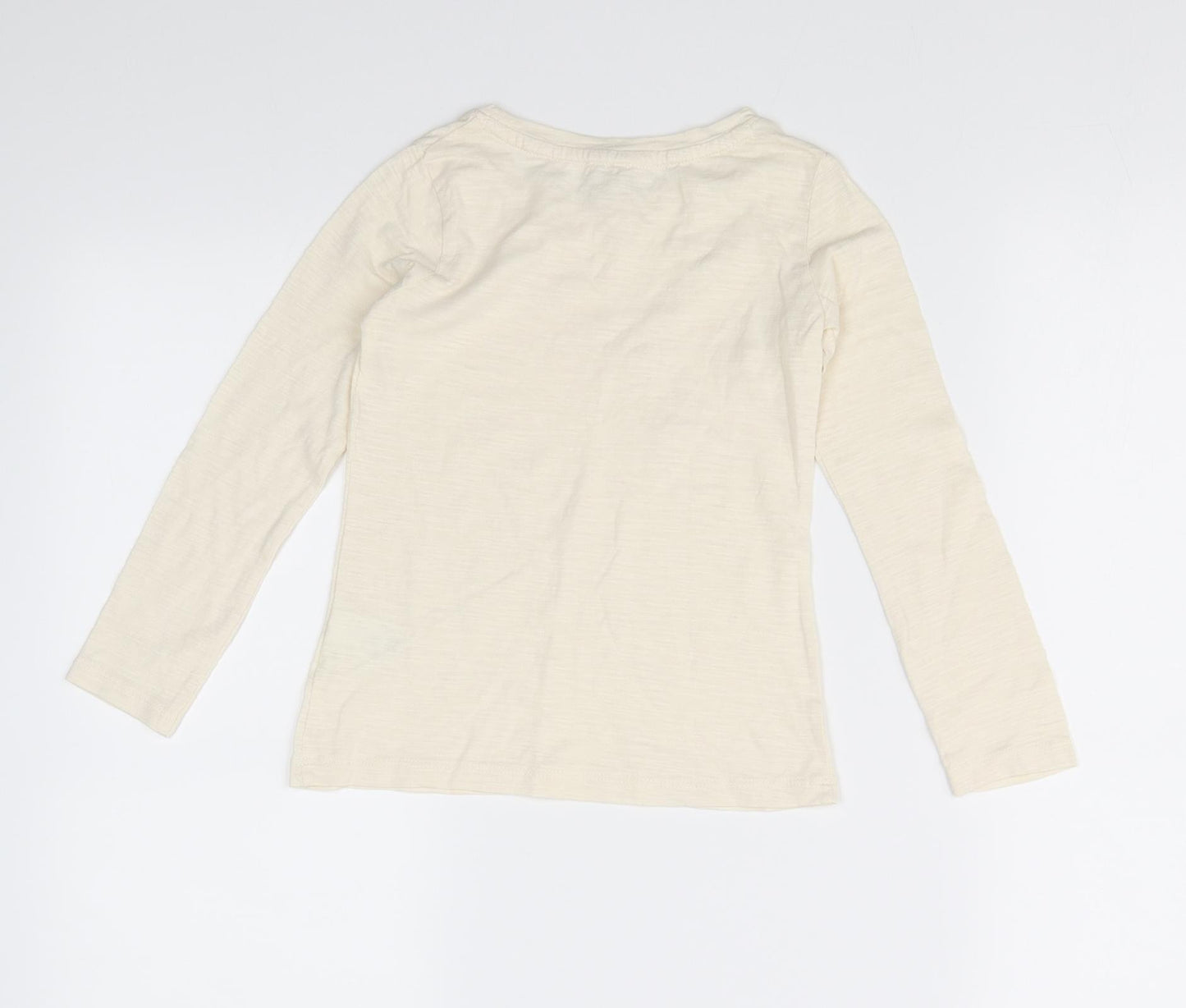 NEXT Girls Beige   Basic T-Shirt Size 5 Years