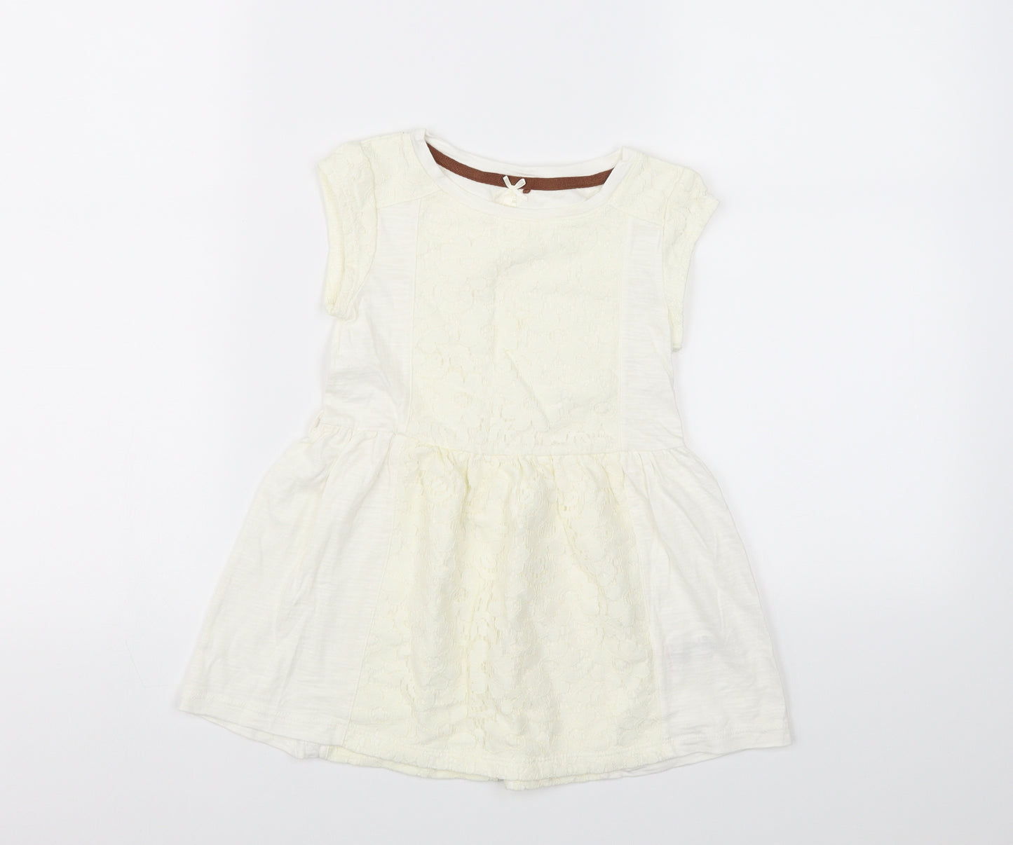 NEXT Girls Ivory   Fit & Flare  Size 5 Years