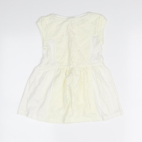 NEXT Girls Ivory   Fit & Flare  Size 5 Years