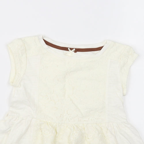 NEXT Girls Ivory   Fit & Flare  Size 5 Years