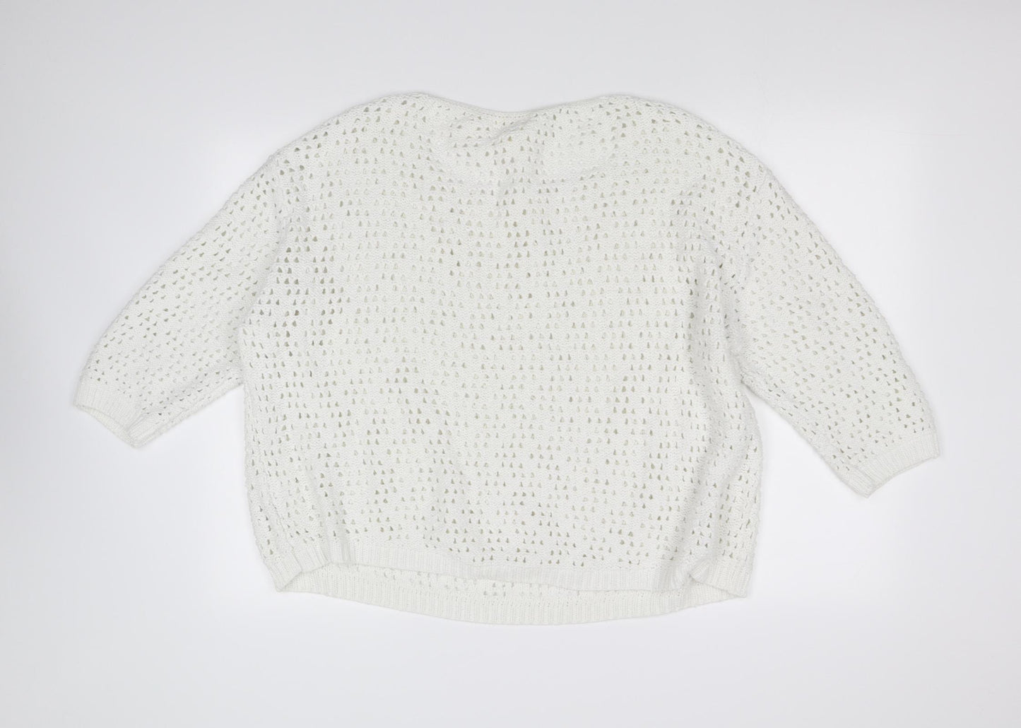 NEXT Womens White   Pullover Jumper Size 20