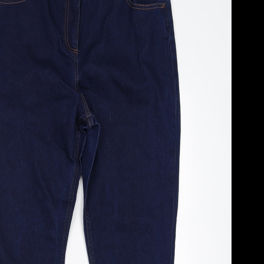 Preworn Womens Blue   Straight Jeans Size 18 L29 in