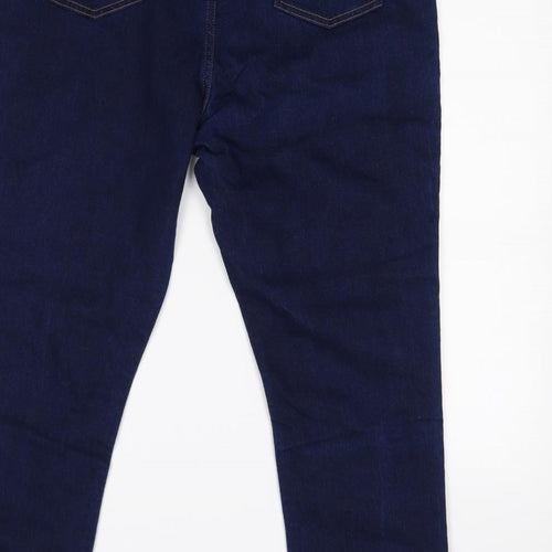 Preworn Womens Blue   Straight Jeans Size 18 L29 in