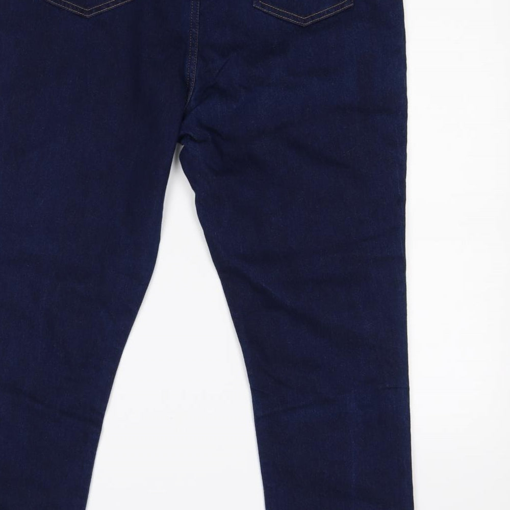 Preworn Womens Blue   Straight Jeans Size 18 L29 in