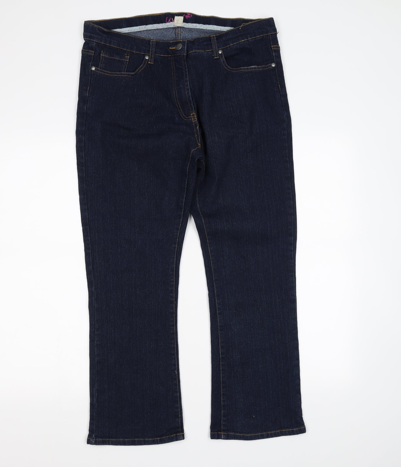 Simply Wow Womens Blue   Straight Jeans Size 20 L29 in