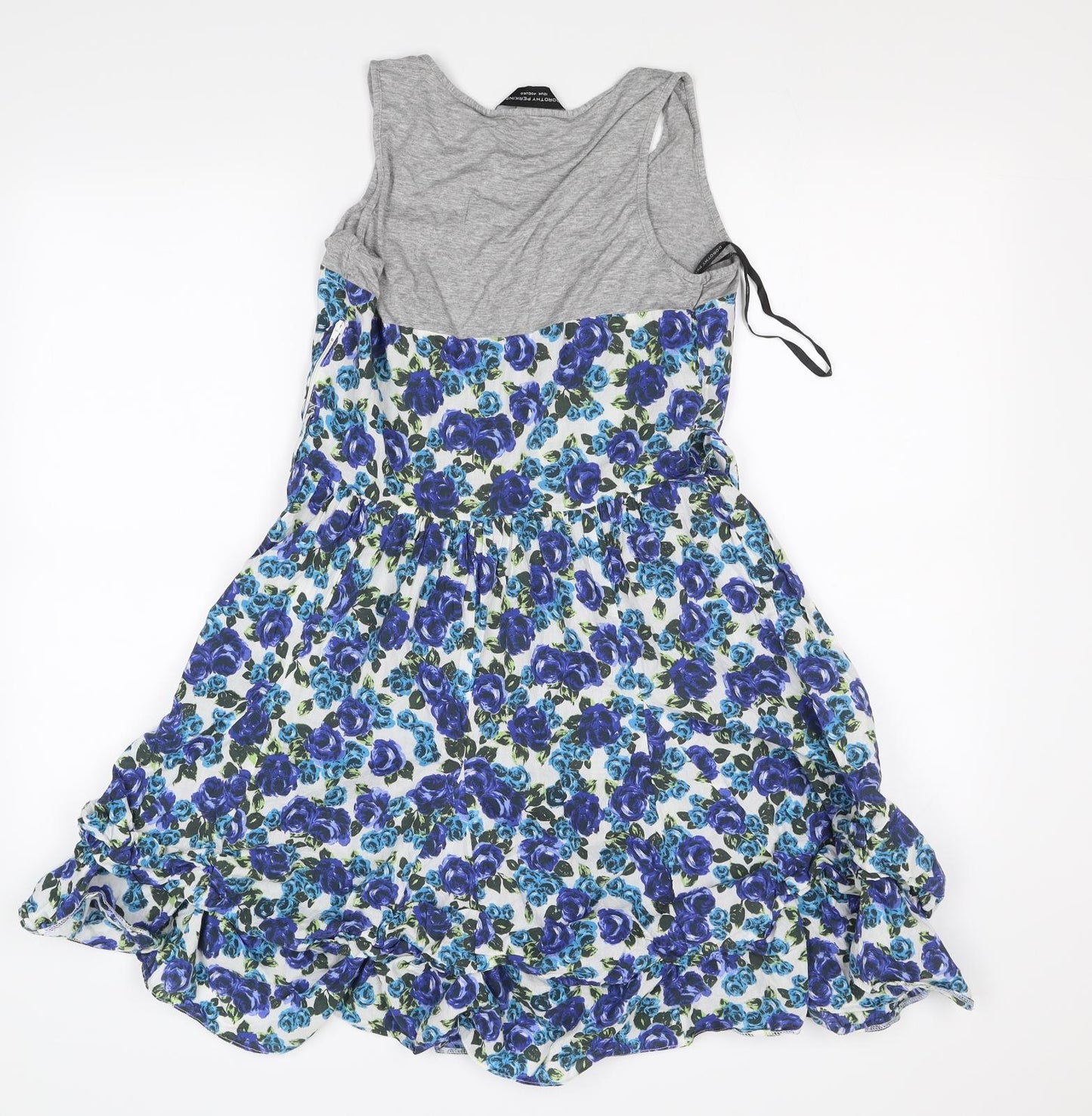 Dorothy Perkins Womens Blue Floral  Fit & Flare  Size 12