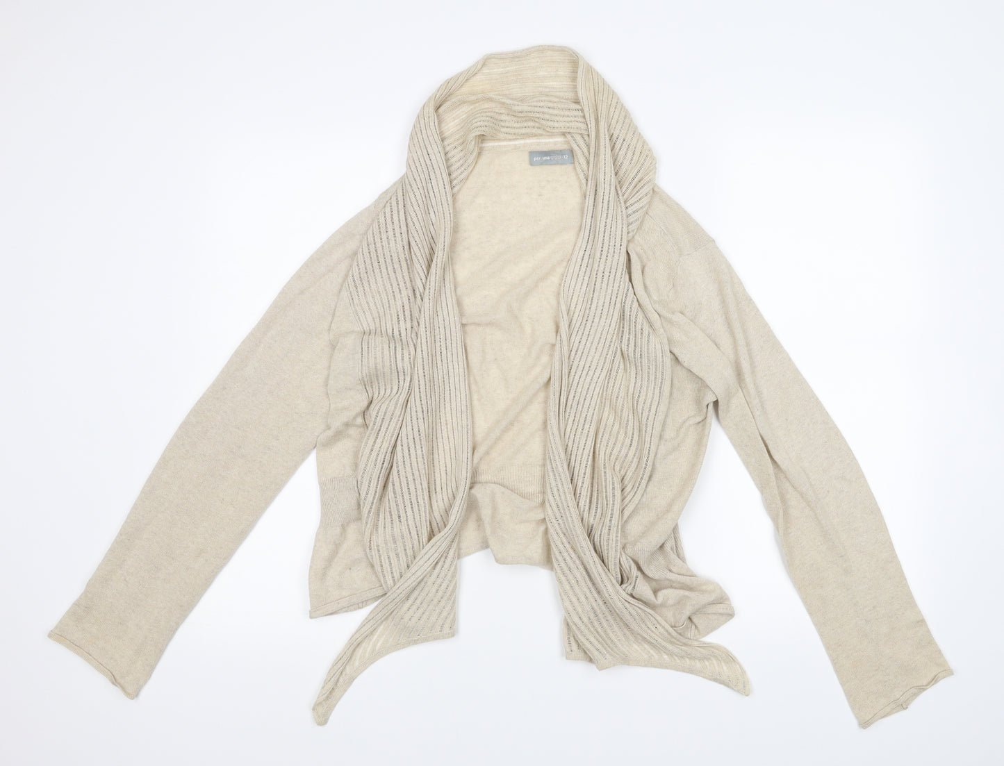 Per Una Womens Beige   Cardigan Jumper Size 12