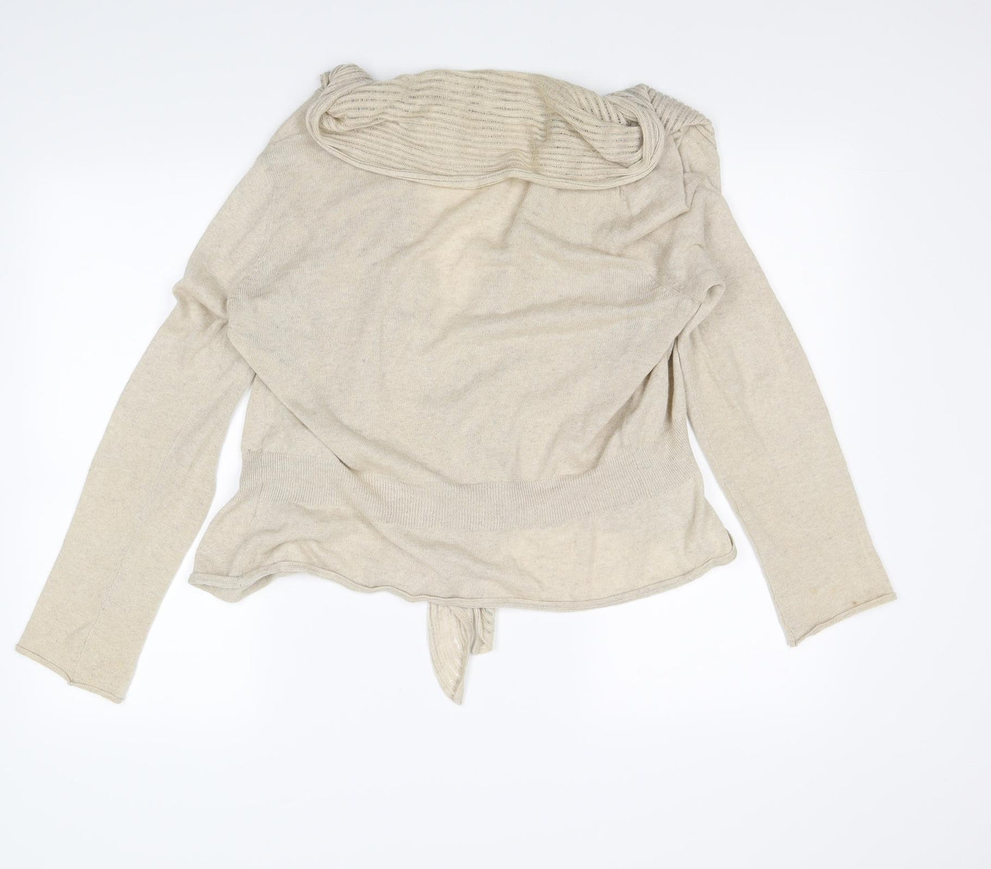 Per Una Womens Beige   Cardigan Jumper Size 12