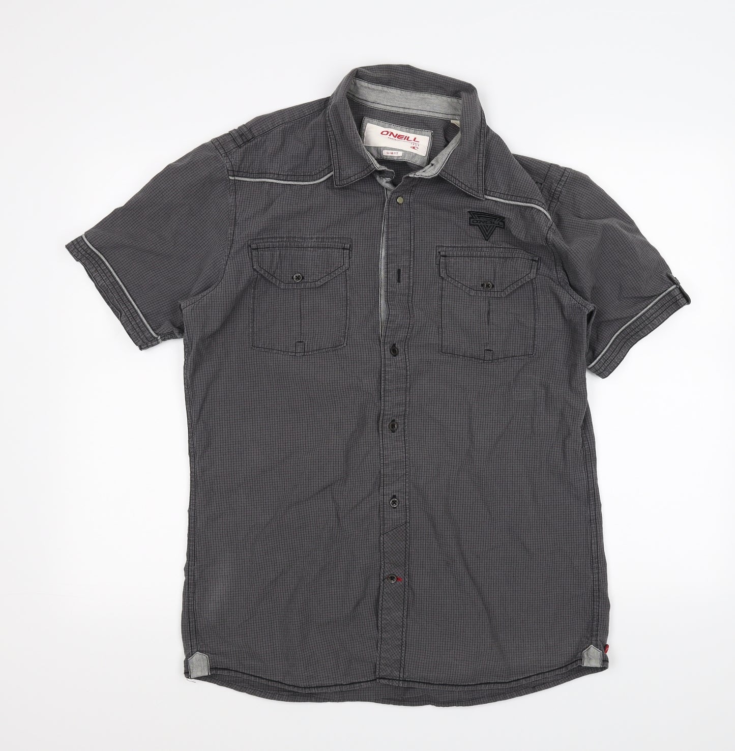 Oneill Mens Green    Dress Shirt Size L