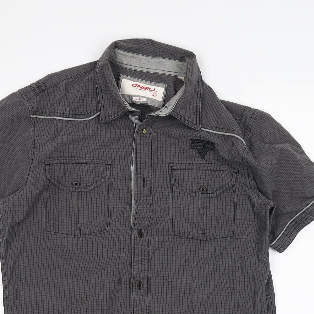 Oneill Mens Green    Dress Shirt Size L