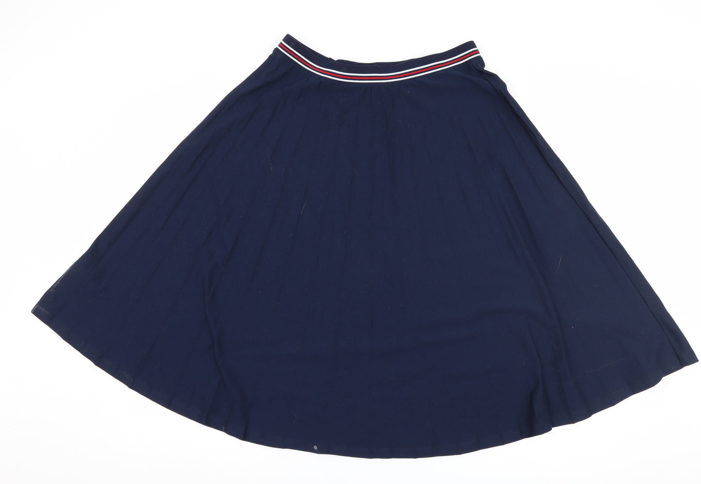 Marks and Spencer Womens Blue   Pleated Skirt Size 12