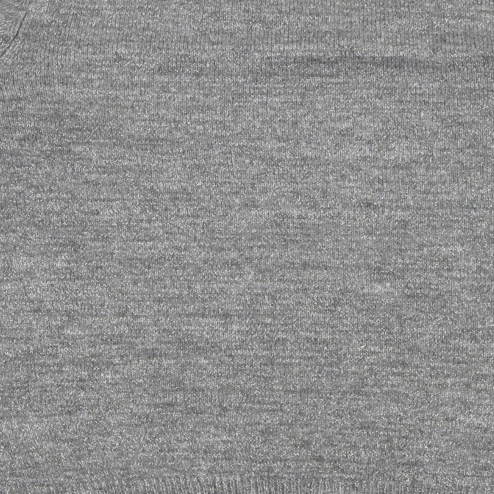 TU Womens Grey   Pullover Jumper Size 14  - Christmas Tree
