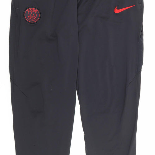 Nike Mens Black   Jogger Trousers Size L L26 in - paris saint germain