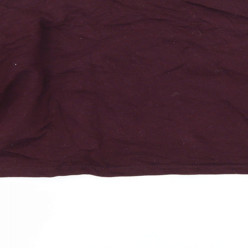 Select Womens Purple   Pullover Sweatshirt Size 12  - cropped