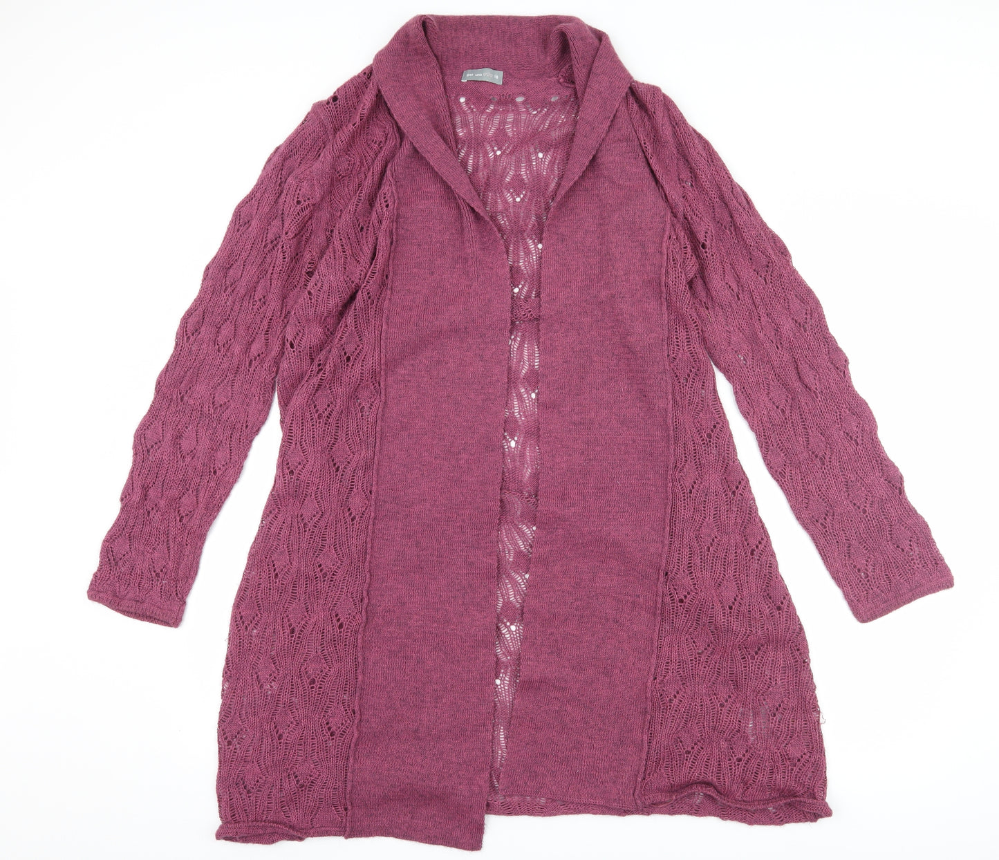 Per Una Womens Purple   Cardigan Jumper Size 18