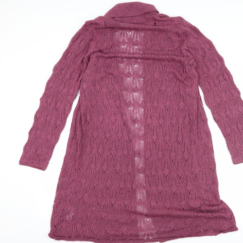 Per Una Womens Purple   Cardigan Jumper Size 18