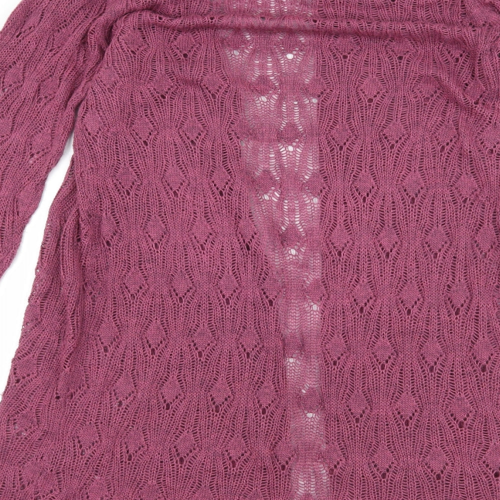 Per Una Womens Purple   Cardigan Jumper Size 18