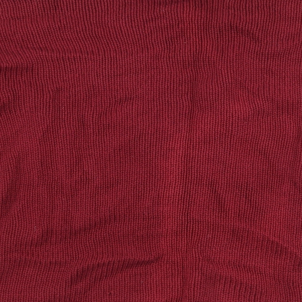 jumpers Womens Red Floral  Pullover Jumper Size M