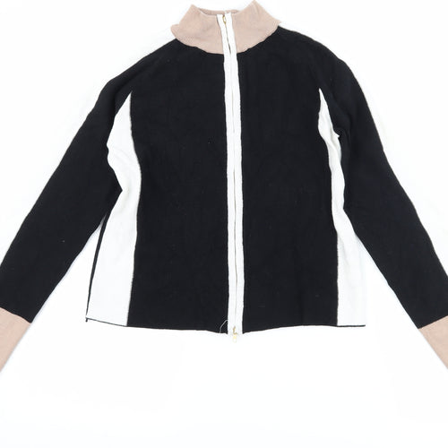 angeleye Womens Black Striped  Jacket  Size S