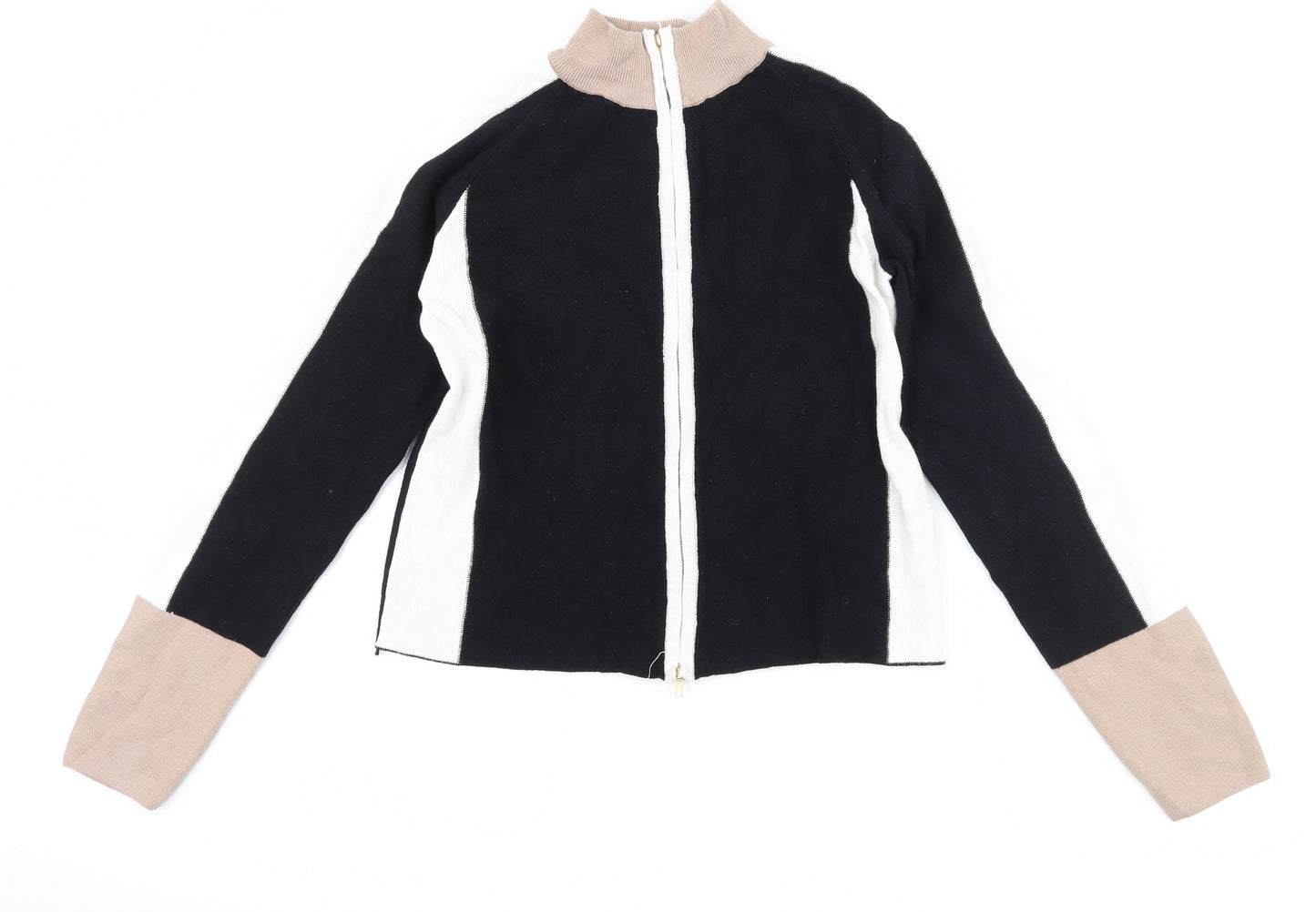 angeleye Womens Black Striped  Jacket  Size S