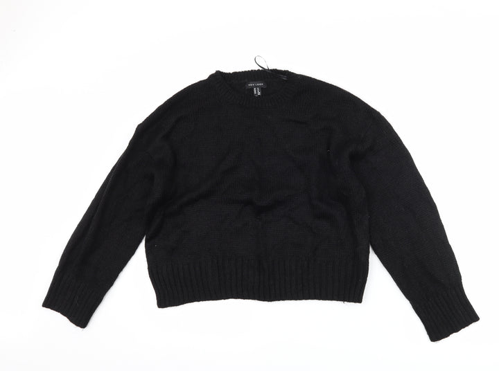 New Look Womens Black   Pullover Jumper Size M