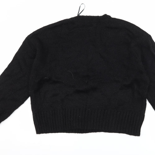 New Look Womens Black   Pullover Jumper Size M
