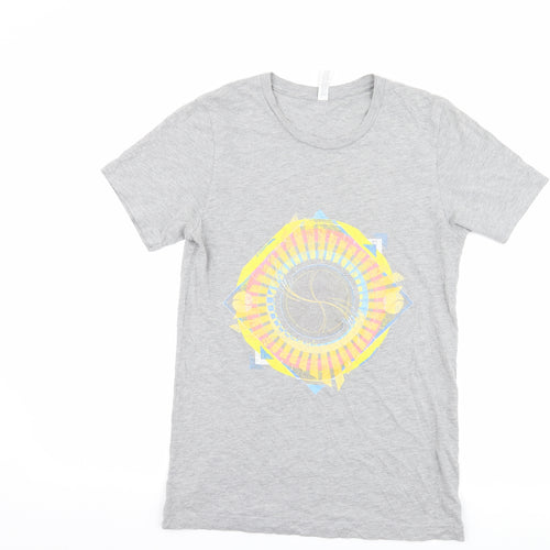 Bella + Canvas Mens Grey    T-Shirt Size S  - Graphic