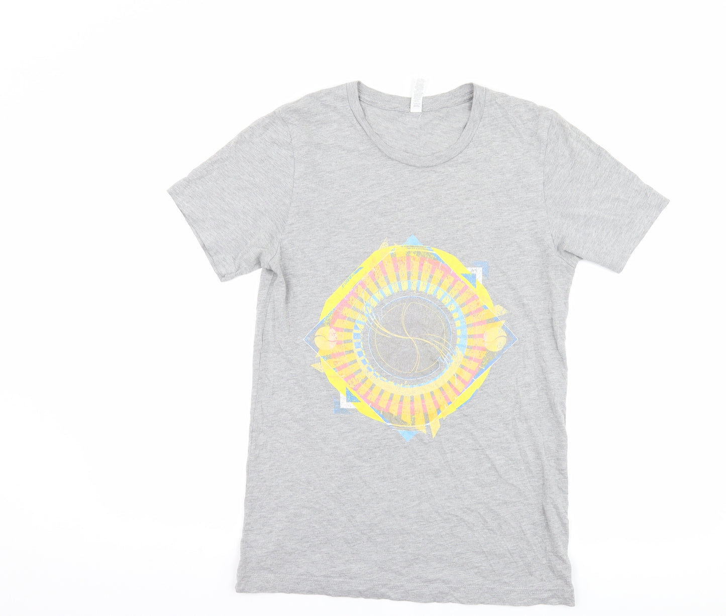 Bella + Canvas Mens Grey    T-Shirt Size S  - Graphic