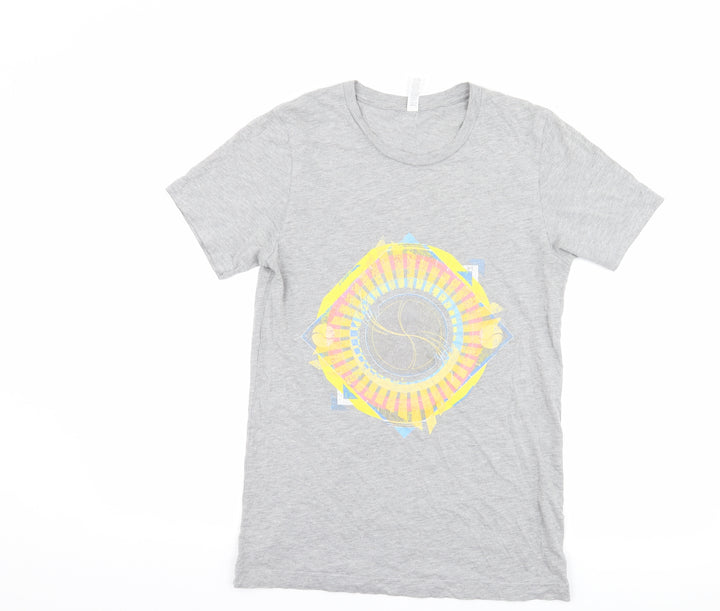 Bella + Canvas Mens Grey    T-Shirt Size S  - Graphic