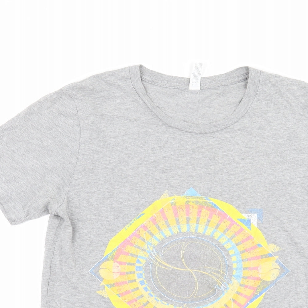 Bella + Canvas Mens Grey    T-Shirt Size S  - Graphic