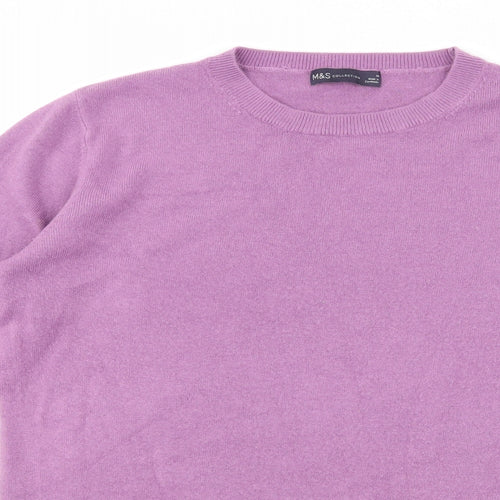 Marks and Spencer Womens Purple   Pullover Jumper Size 14