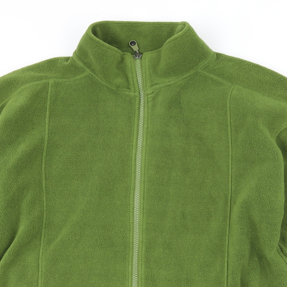 Marks and Spencer Womens Green  Fleece Jacket  Size 10