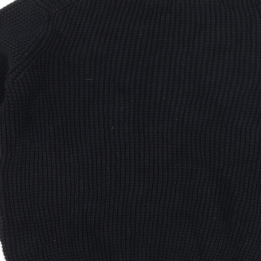 curated Mens Black   Pullover Jumper Size M