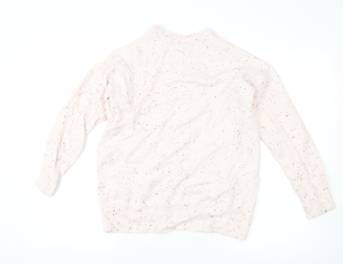 Nutmeg Womens Pink   Pullover Jumper Size 14