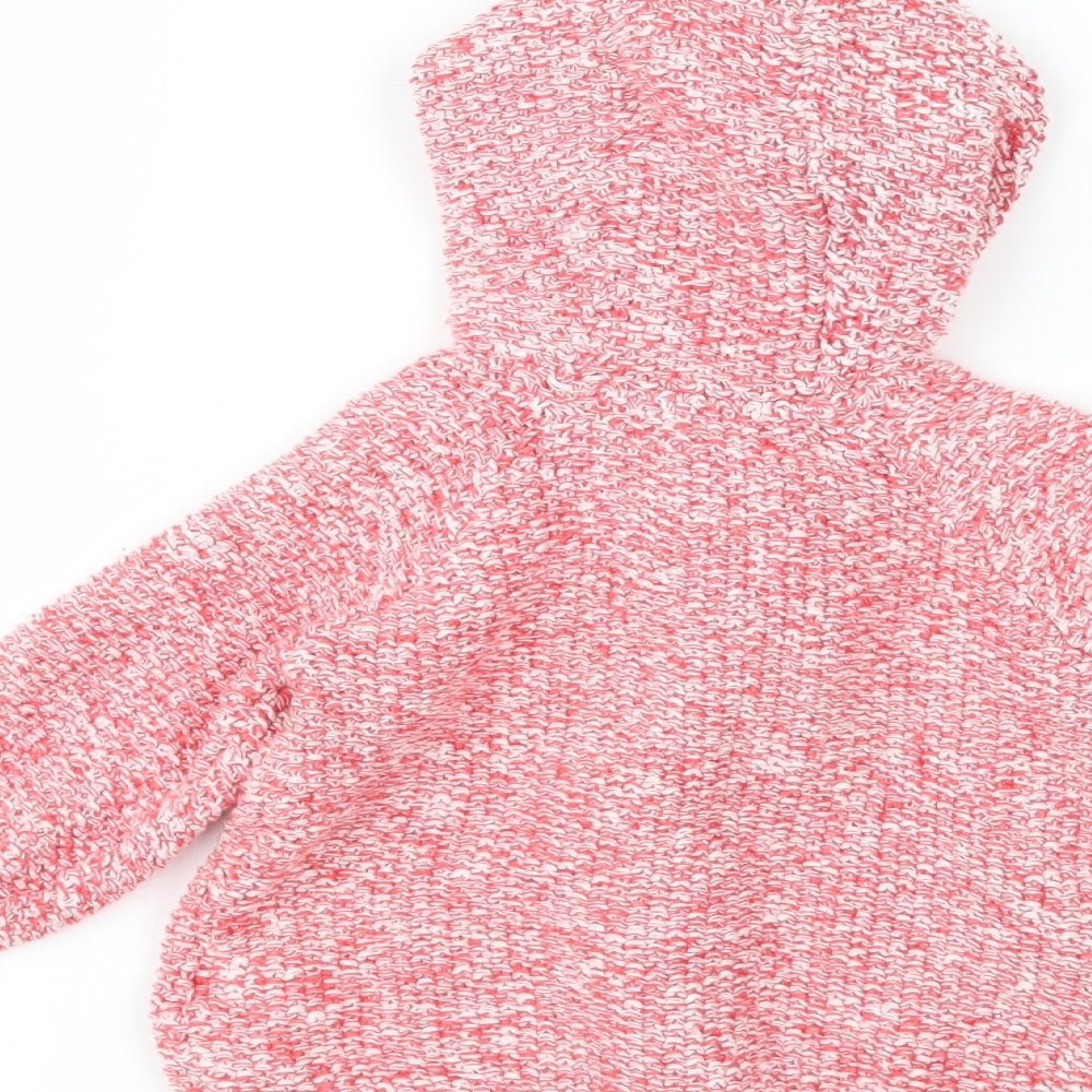Marks and Spencer Girls Red   Jacket  Size 9-12 Months